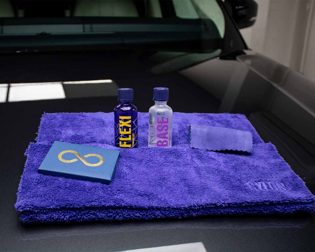 Gyeon_DuraFlex_productshot Image of Gyeon Certified coating, Duraflex. Applied to Range Rover at protek lahore